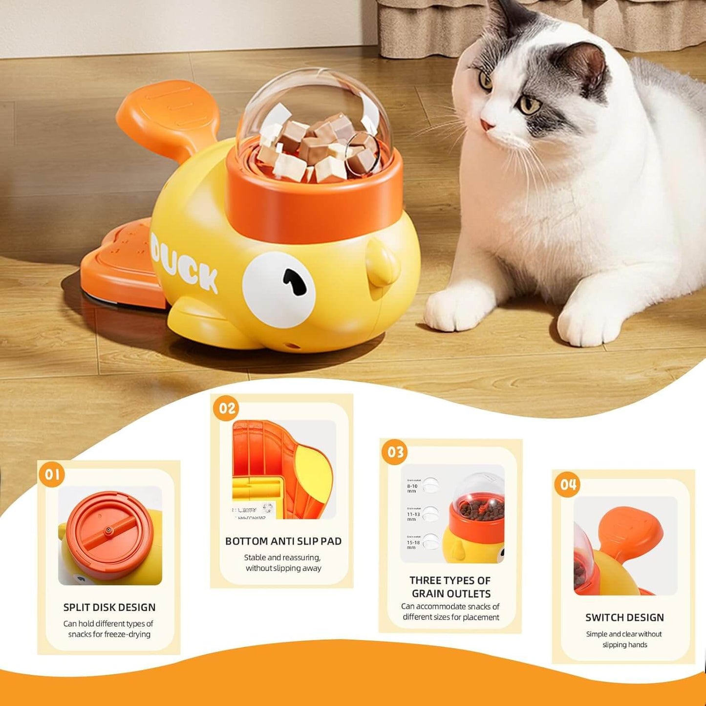 Interactive Pet Treat Dispenser – Slow Feeder & Mental Stimulation Toy