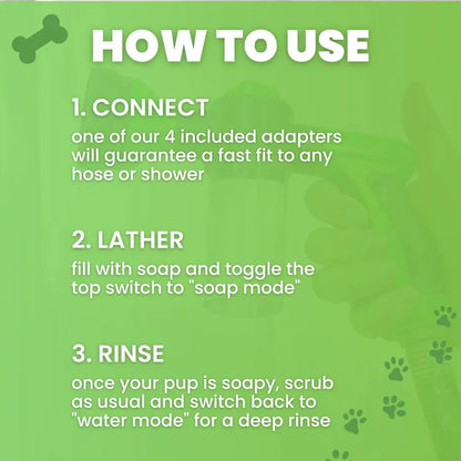 8-in-1 Portable Dog Wash & Grooming Kit