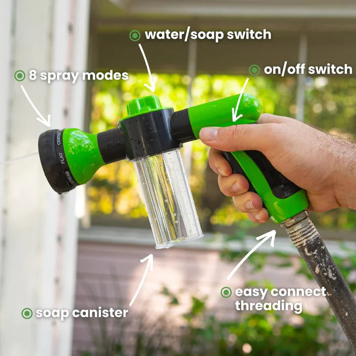 8-in-1 Portable Dog Wash & Grooming Kit